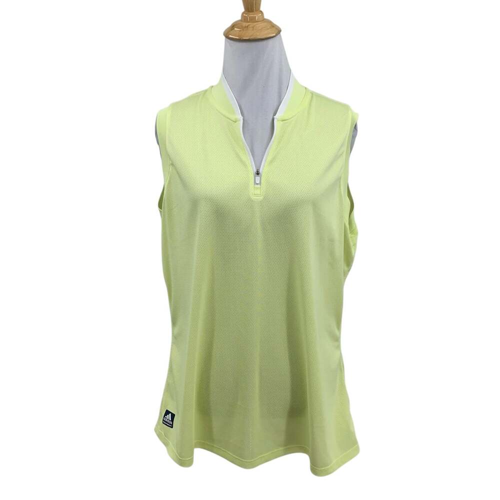Adidas Polo Top Womens XL Extra Large Equipment Sleeveless Performance Golf